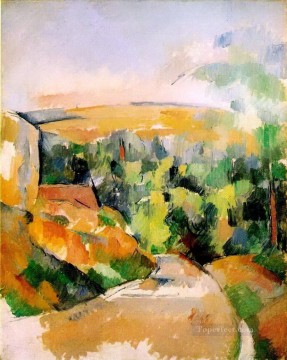  Camino Arte - La curva del camino Paul Cezanne